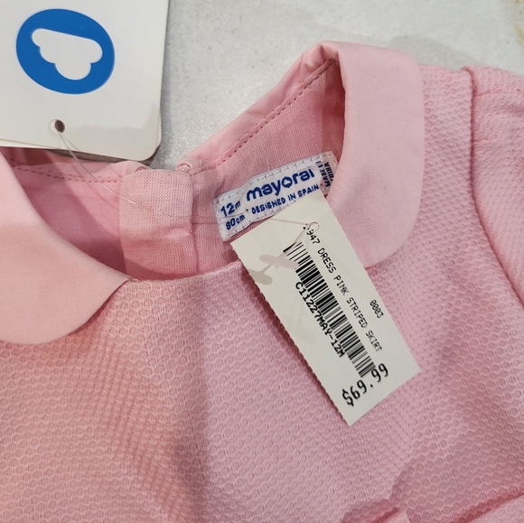 Mayoral 12mo Pink Dress - Picture 2 of 4